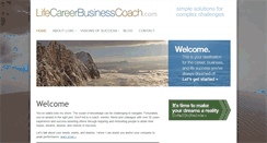 Desktop Screenshot of lifecareerbusinesscoach.com